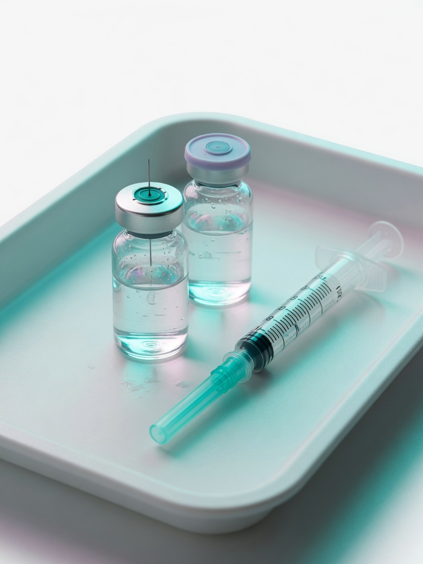 Peptide therapy supplies in clinical setting